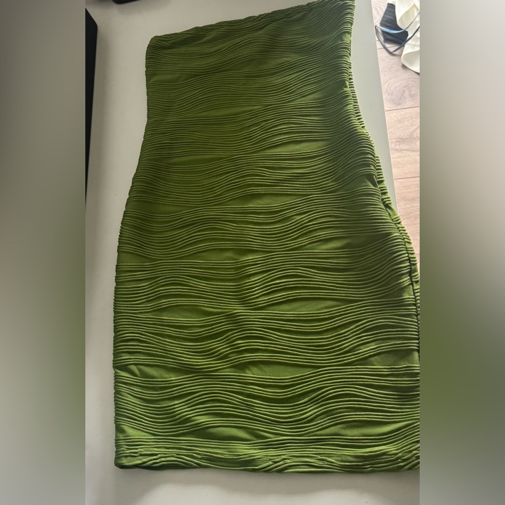 Shein Green Textured Dress